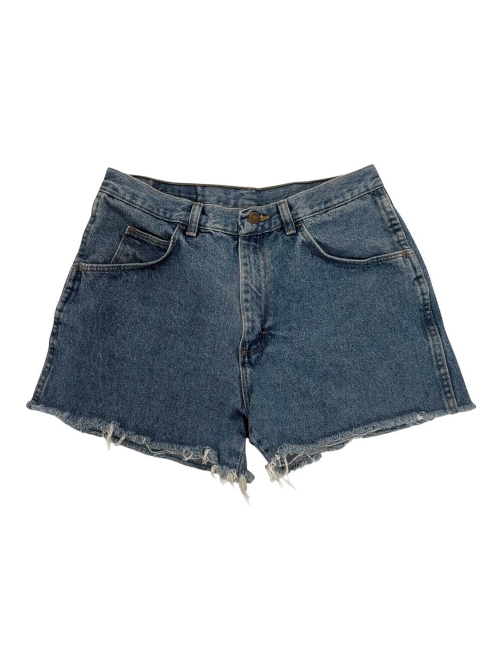 Wrangler High-rise Denim Cut Off Jean Shorts 100% Cotton Women’s Size Medium